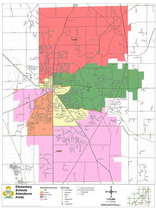 New District Boundary Map